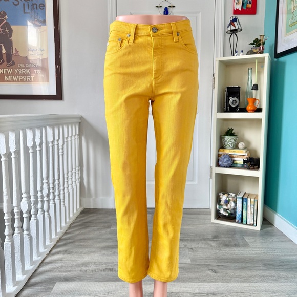 AG Isabelle Jeans in Sulfur Golden Emmer (size 27R) - Picture 2 of 15